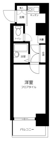 スカイコート蒲田駅前の物件間取画像